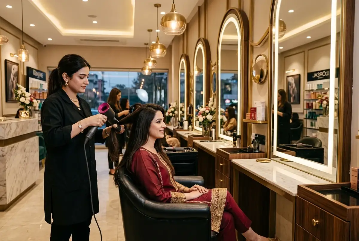 Salons & Beauty Parlors professional illustration